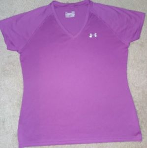 Under Armour Purple V-neck